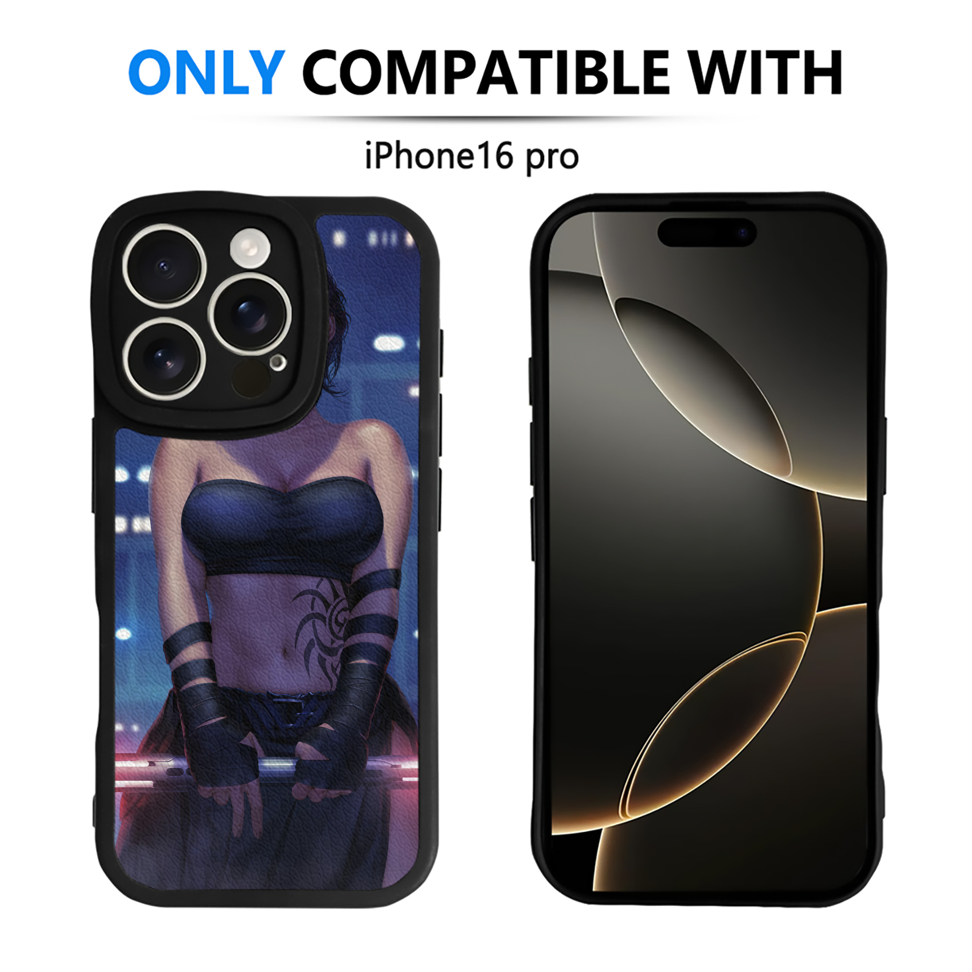 （画像用） スター・ウォーズ Star Wars 【iPhone 16シリーズ対応】シリコンスマホケース（レザー調） 材質：シリコン